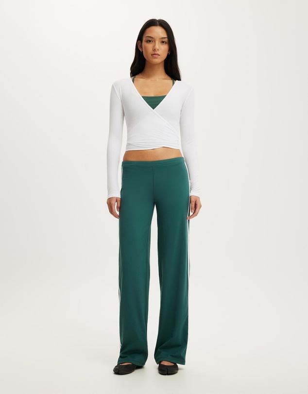 Cotton On Body Active - Active Rib Cross Front Long Sleeve