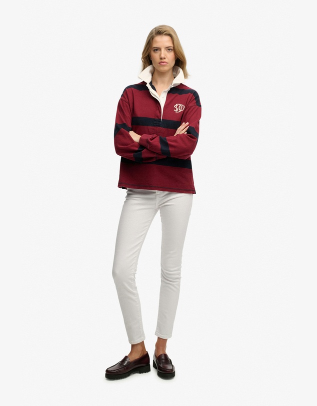 Superdry - Heritage Stripe Rugby Top