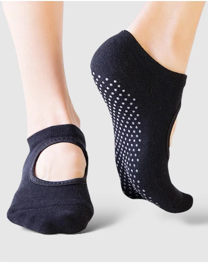 High Heel Jungle - Peek Pilates Yoga Grip Socks - 3 Pack