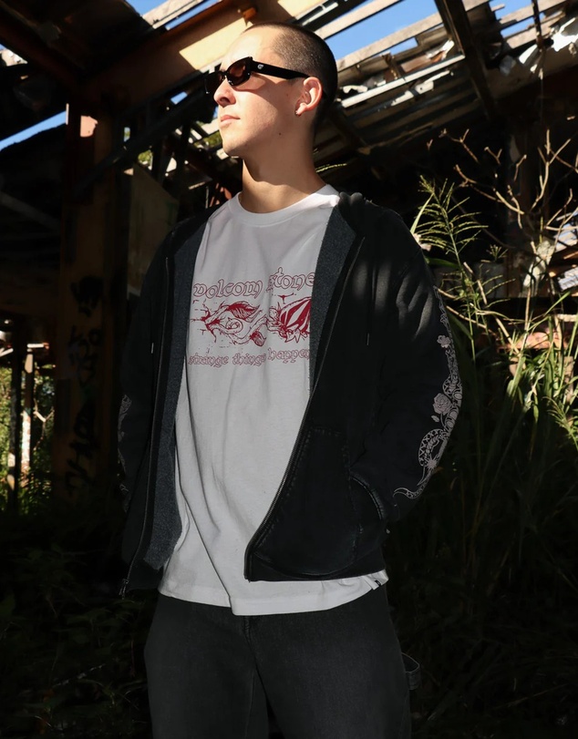 Volcom - Mens Die By The Stone Zip Up Hoodie