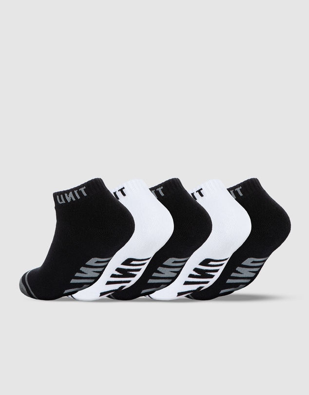 UNIT - UNIT Men's Bamboo Ankle Socks -  5 Pack