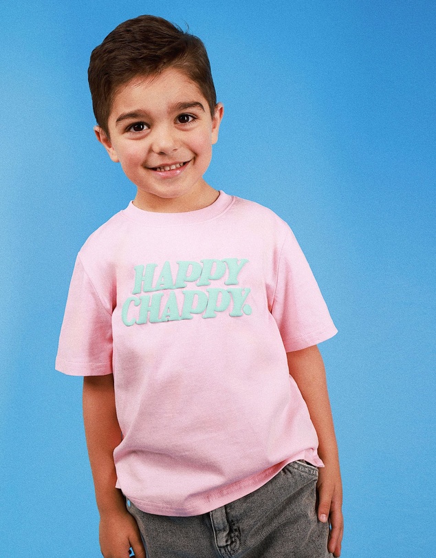 Skwosh - Happy Chappy Kids Slang Tee in Musk