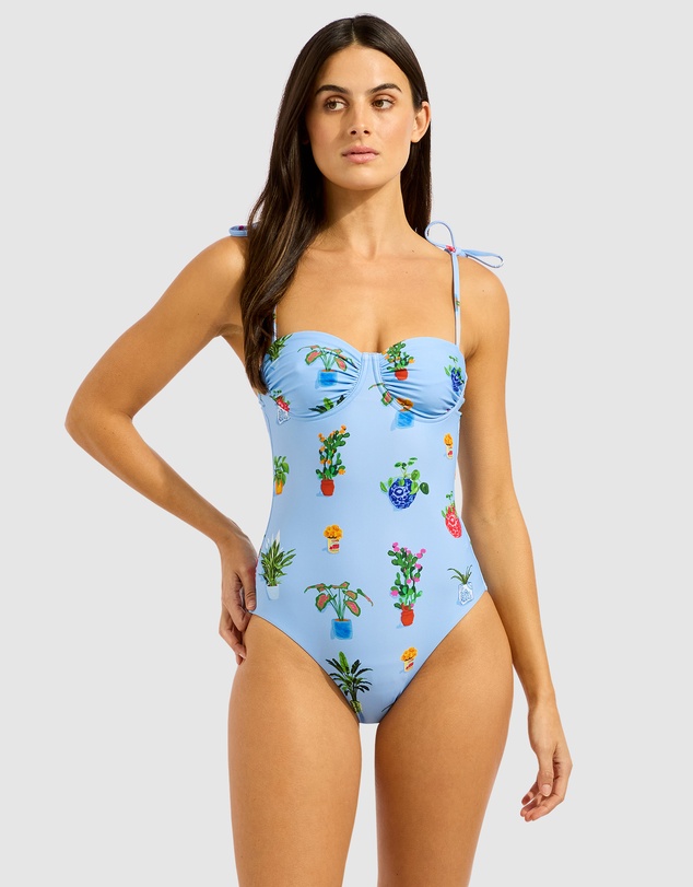 Seafolly - Playa Bonita Ruched Underwire One Piece Swimsuit