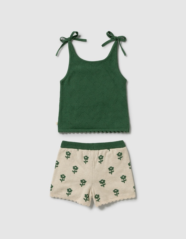 Wilson & Frenchy - Fleur Organic Knitted Jacquard Set - Babies-Kids