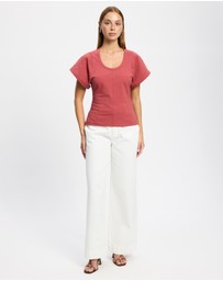 & Other Stories - Scoop-Neck T-Shirt