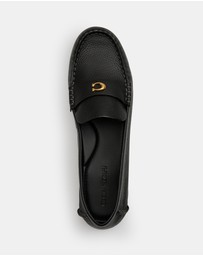 Coach - Sculpted C Leather Driver Shoes