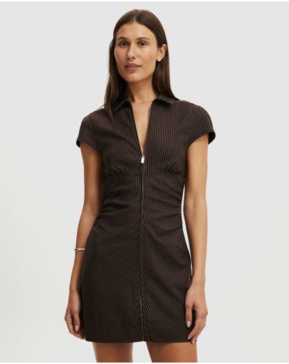 Bonnie Pinstripe Dark Oak