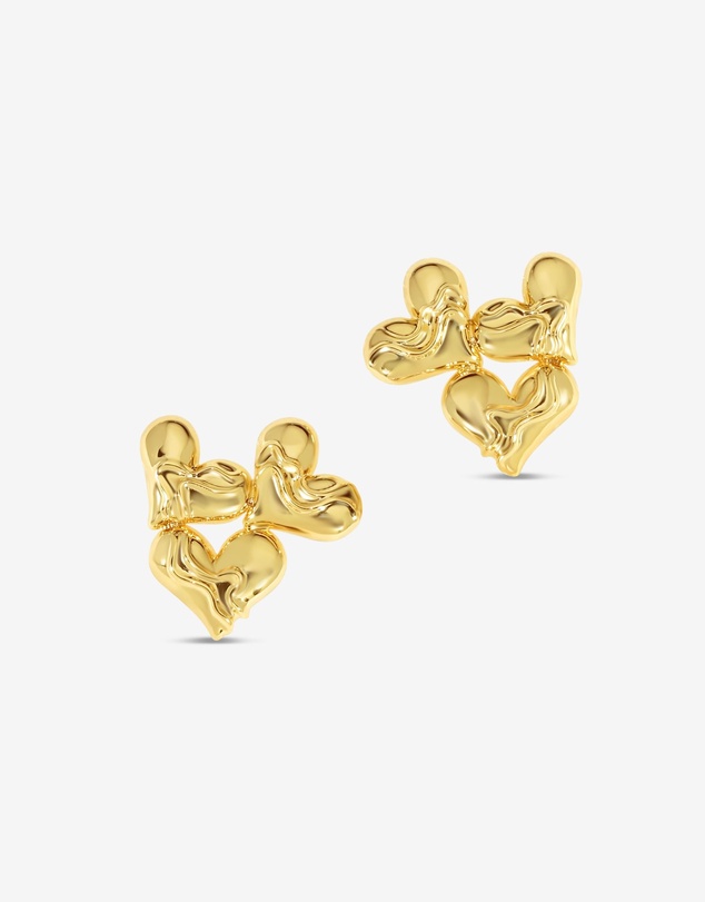 Jackie Mack - Velvet Heart Studs