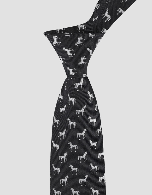 Abelard - Formal Horses Jacquard Tie