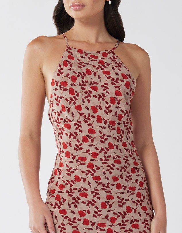 ids - Vespa Rossa Cross Back Dress