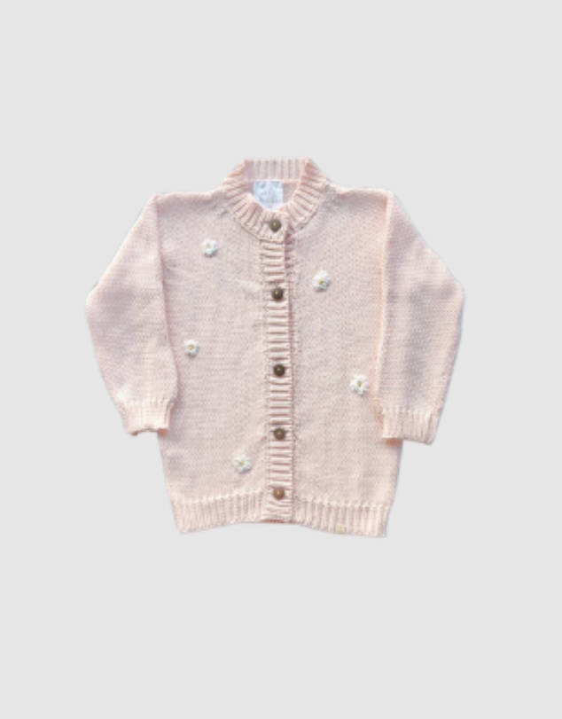 Alex & Ant - Sunflower Cardigan - Baby Pink