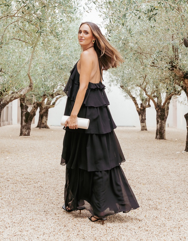 Petal & Pup - Chasity Halterneck Maxi Dress - Black