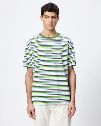 Scotch & Soda - Relaxed Fit Yarn-Dyed T-Shirt