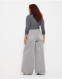 Commonry - Elasticated Wide Leg Jean