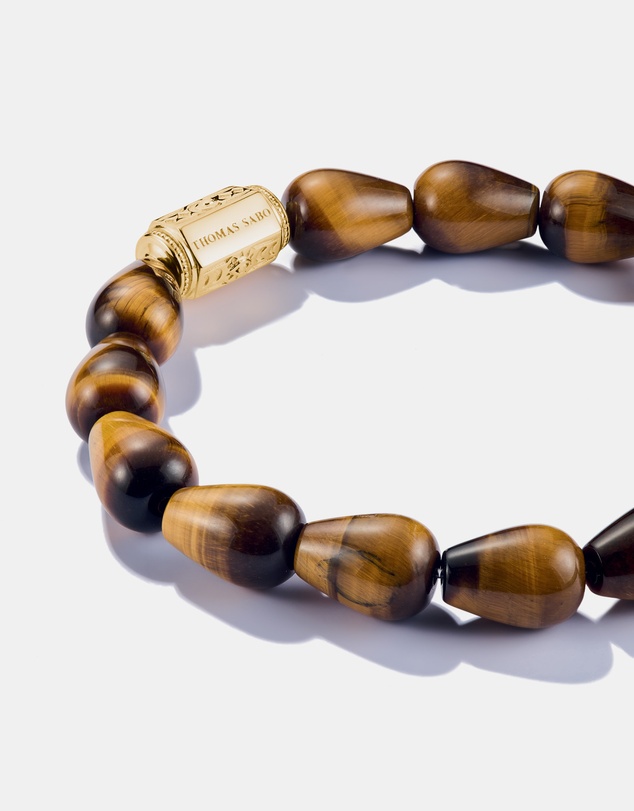 THOMAS SABO - THOMAS SABO Bead Bracelet with Tigers Eye