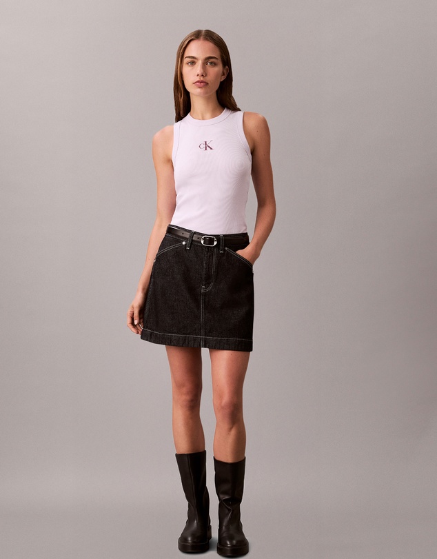Calvin Klein Jeans - Monologo Rib Tank Top