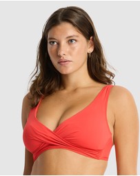 Sea Level Australia - Essentials Edit Cross Front Multifit Bra Top
