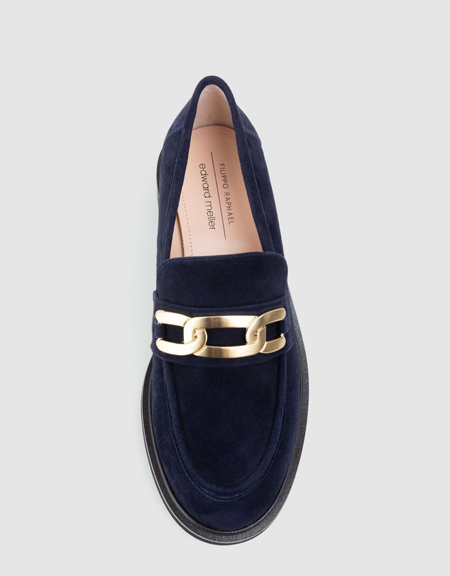Edward Meller - GARCON Moccasin with Trim