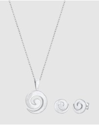 Elli Jewelry - Jewelry Set Spiral 925 Sterling Silver