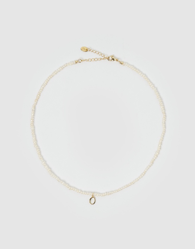 Miz Casa and Co - Pearl Letter O Choker