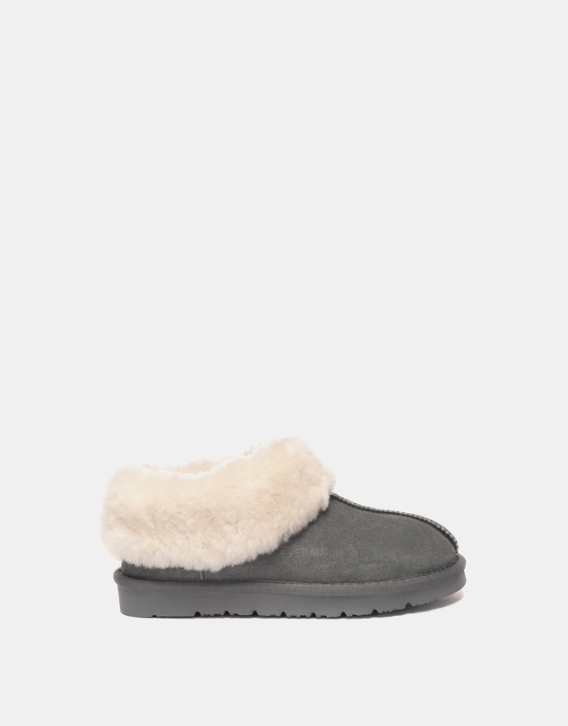 EVERAU - EverAU Ugg Homey Slipper Suede Cow Suede Upper House Shoes