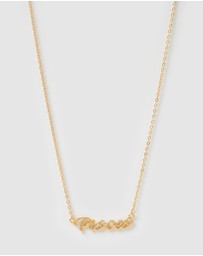 Izoa - Pisces Written Star Sign Necklace