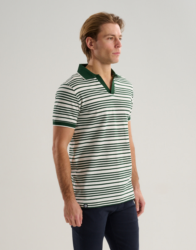 3 Wise Men - 3 Wise Men Pitsburg Polo Shirt - Forest