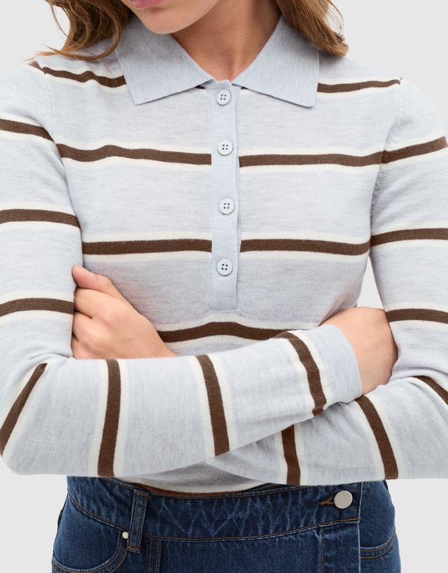 Seed Heritage - Polo Collar Knit Sweater - Teen
