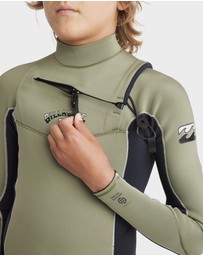 Billabong - Boys 8 to 16 3/2mm Absolute Natural Chest Zip Wetsuit