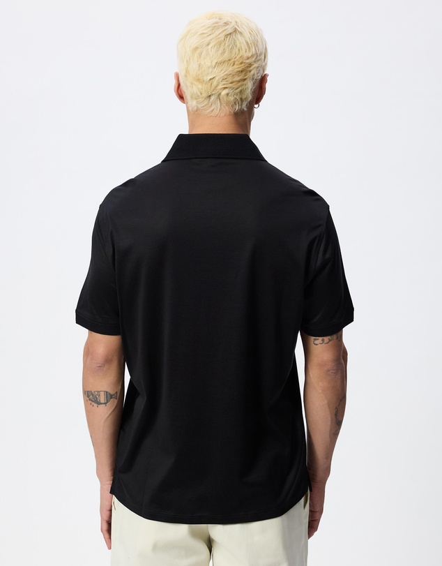 Emporio Armani - Rounded Micro Eagle Polo Shirt