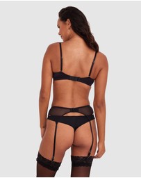 Bras N Things - Bethany Essentials Basic Suspender - Black