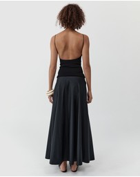 St. Agni - Backless Circle Hem Dress