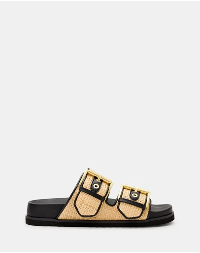 AllSaints - Sian Raffia Sandals - Women's
