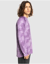 Quiksilver - Training Tie Dye   Long Sleeve T Shirt For Men