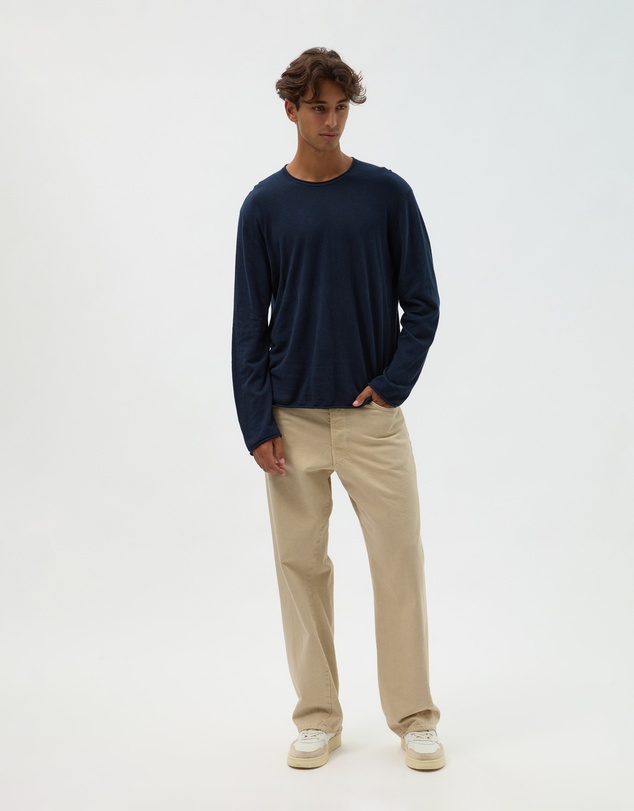 AERE - Easy Linen Blend LS Tee