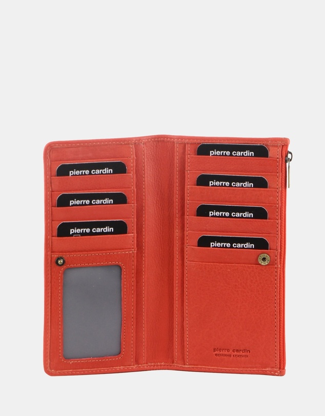 Pierre Cardin - Pierre Cardin Genuine Ladies Leather Bi-Fold Wallet