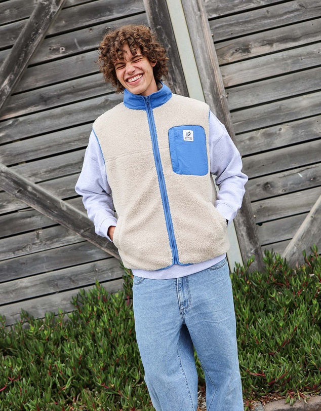 Skwosh - Skwosh Sherpa Vest in Natural