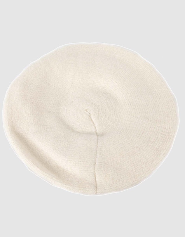 Max Alexander - European Made Cream Soft Wool Beret