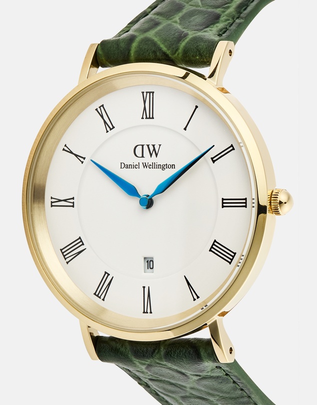 Daniel Wellington - Classic 40mm Roman Numerals Date Croc Belly