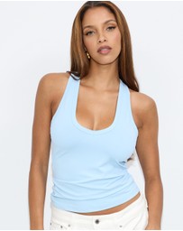 Dazie - Sabrina V-Neck Tank Top