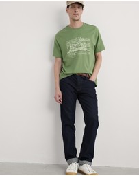 Seasalt - Seasalt Cornwall Green Midwatch Organic Cotton T-Shirt