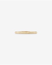 Michael Hill - Twisted Band Ring in 10kt Yellow Gold