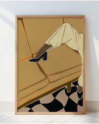 Olive et Oriel - KH Studio - Lucy by Karla Hyman Art Print