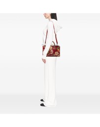 Pre-Loved by Azura Reborn - Pre-Loved Medium Calfskin Blooms Bamboo Shopper Satchel
