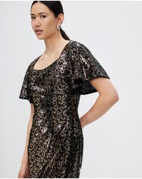 Pink Ruby - Treasure Collective Cap Sleeve Dress