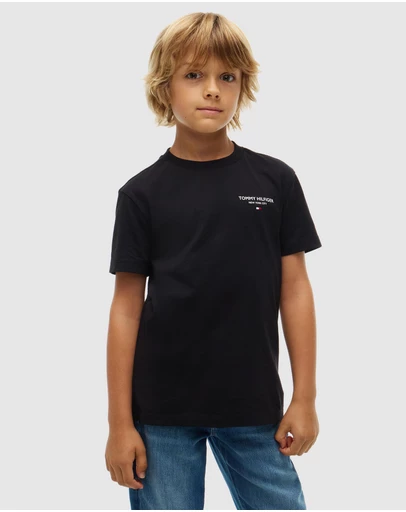 Tommy Hilfiger - Essential Logo Tee SS - Kids