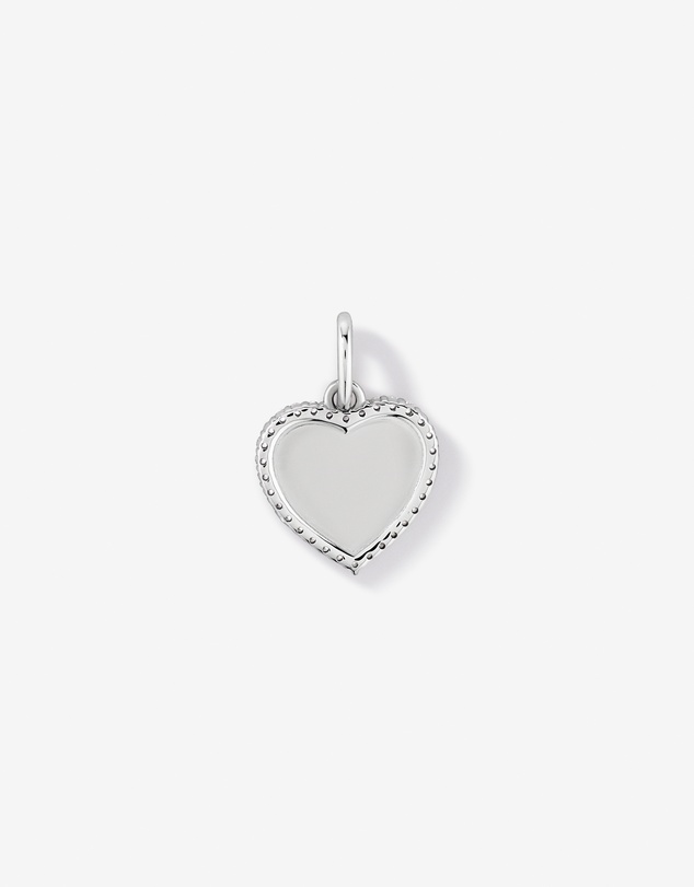 Michael Hill - 16 Sunray Heart Pendant with Cubic Zirconia in Sterling Silver