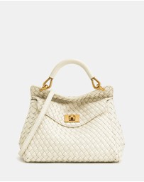 JW PEI - Lucia Classic Top Handle Woven Bag
