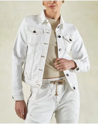 DRICOPER DENIM - Dita Ivory Denim Jacket