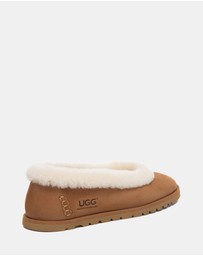 EVERAU - Australian Shepherd Ugg Milea Cow Suede Upper Loafer Oxfords Flats